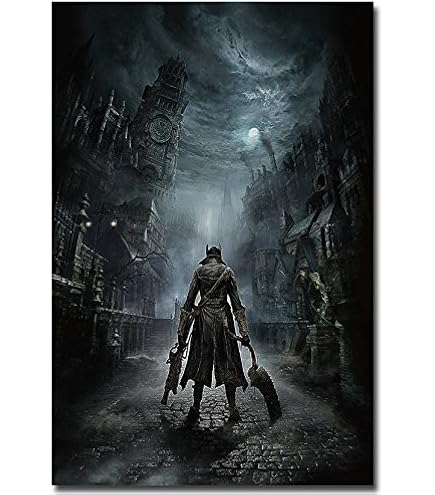 Amazon.com: PrimePoster - Bloodborne Textless Poster Glossy Finish