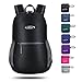 G4Free Ultra Lightweight Packable Backpack Travel Hiking Daypack Small Handy Foldable Outdoor Camping Backpack (3-Black-New)
