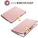 BENTOBEN iPad Mini Case Rotating, iPad Mini 2/3 Case Glitter, Slim Bling Faux Leather Kickstand Smart Cover Auto Sleep Wake 360 Degree Rotating Protective Tablet Case for iPad Mini 1/2/3, Rose Gold