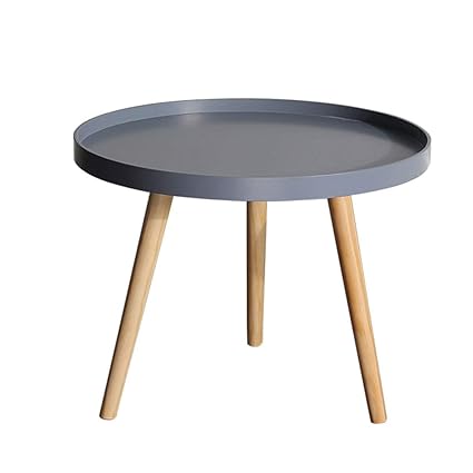 Side Tables Home Garden Store Sturdy Classic Three Legged Small End Table For Use In Bedroom Living Room Or Entryway Gxfc Wooden Round Tray Side Table
