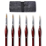 OOKU Detail Paint Brush Set 6 Pc - Professional