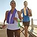 Jonhen Cooling Towel for Neck,Snap Cool Towel for Sports, Workout, Fitness, Gym, Yoga, Pilates, Travel, Camping & More