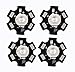 Led World 10 Pcs 1W 3W 365nm UV Led Ultraviolet Led Chip Light High Power LED Bead with 20mm Base for DIY