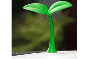 ACDIAC 1PCS Universal Lovely Creative 3D Car roof Grass Bean Sprouts Car Stickers Car roof Sapling Car Exterior Stickers (Bean Sprouts)