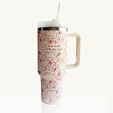 Elly and Grace Christian Steel Tumblers, Christian Bible Cups for Women, Spill Safe Straw Included (It Is Well, 40oz)