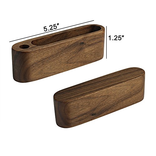 image for CM COSMOS Wood Business Card Holder Name Card Holder Display Stand Car