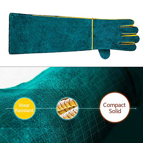 Pet Handling Gloves 1 Pair Animal Handling Gloves Bite Proof Durable Bite Resistant Gloves Scratch Bite Resistant Protective Safety Gloves For Bathing Grooming Handling Cats Dogs Reptile