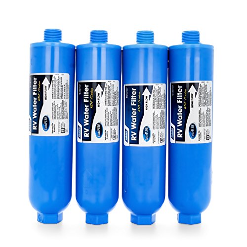 Camco 40042 TastePURE Inline RV Water Filter Greatly Reduces Bad