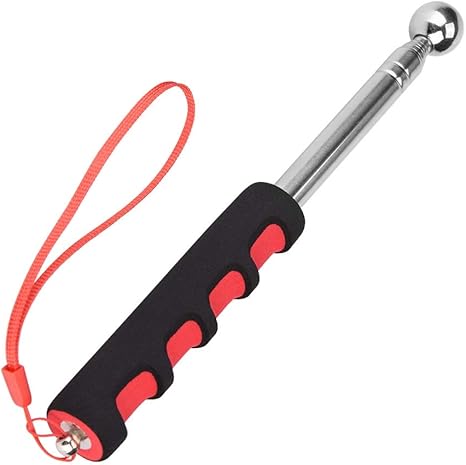 Amazon Co Jp Biuzi ハウス検査ツール ステンレススチール 厚みのある伸縮ロッド 100cm 中空ドラム検出ハンマー 家の装飾テスト ハンマー ホーム キッチン