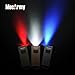 MecArmy SGN3 160 Lumen Micro Sized LED Rechargeable Keychain Flashlight with UV and Red LEDs for Everyday Carry (Black)