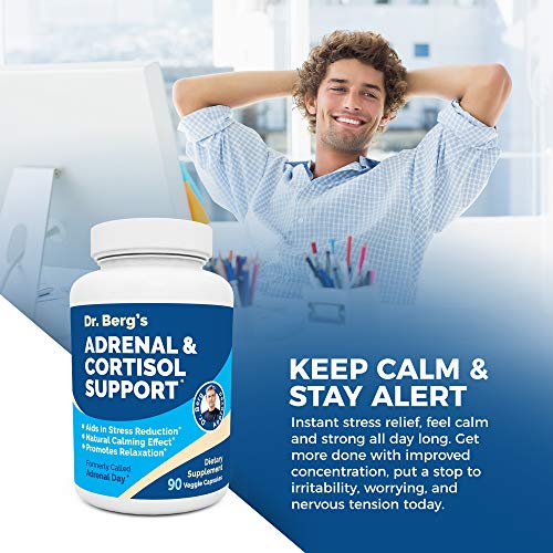 Dr. Berg’s Adrenal & Cortisol Support Supplement Natural Stress