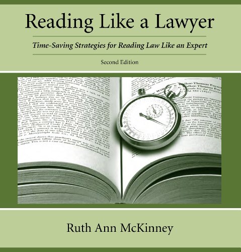 Download Reading Like a Lawyer: Time-Saving Strategies for Reading Law Like an Expert, Second Edition Download Reading Like a Lawyer: Time-Saving Strategies for Reading Law Like an Expert, Second Edition