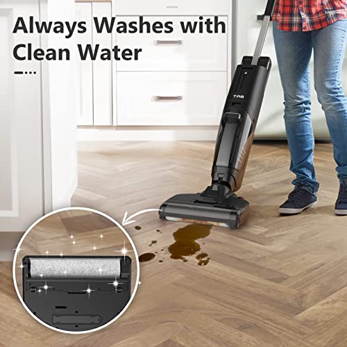 TAB T6 Pro Wet Dry Vacuum Cleaner Cordless Vacuum and Mop Combo, Floor Cleaner Machine, Vacuum