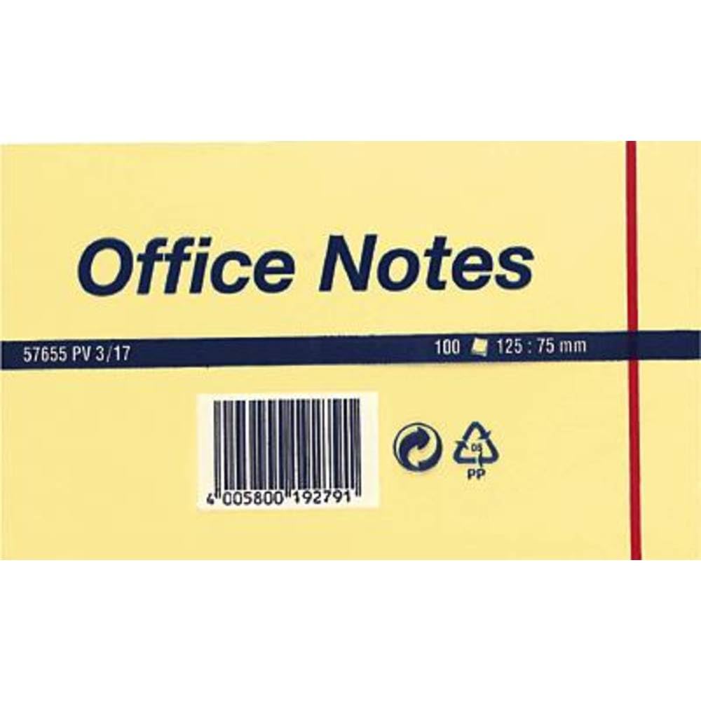 tesa Office Notes Haftnotiz 125x75mm tesa Office 100BL