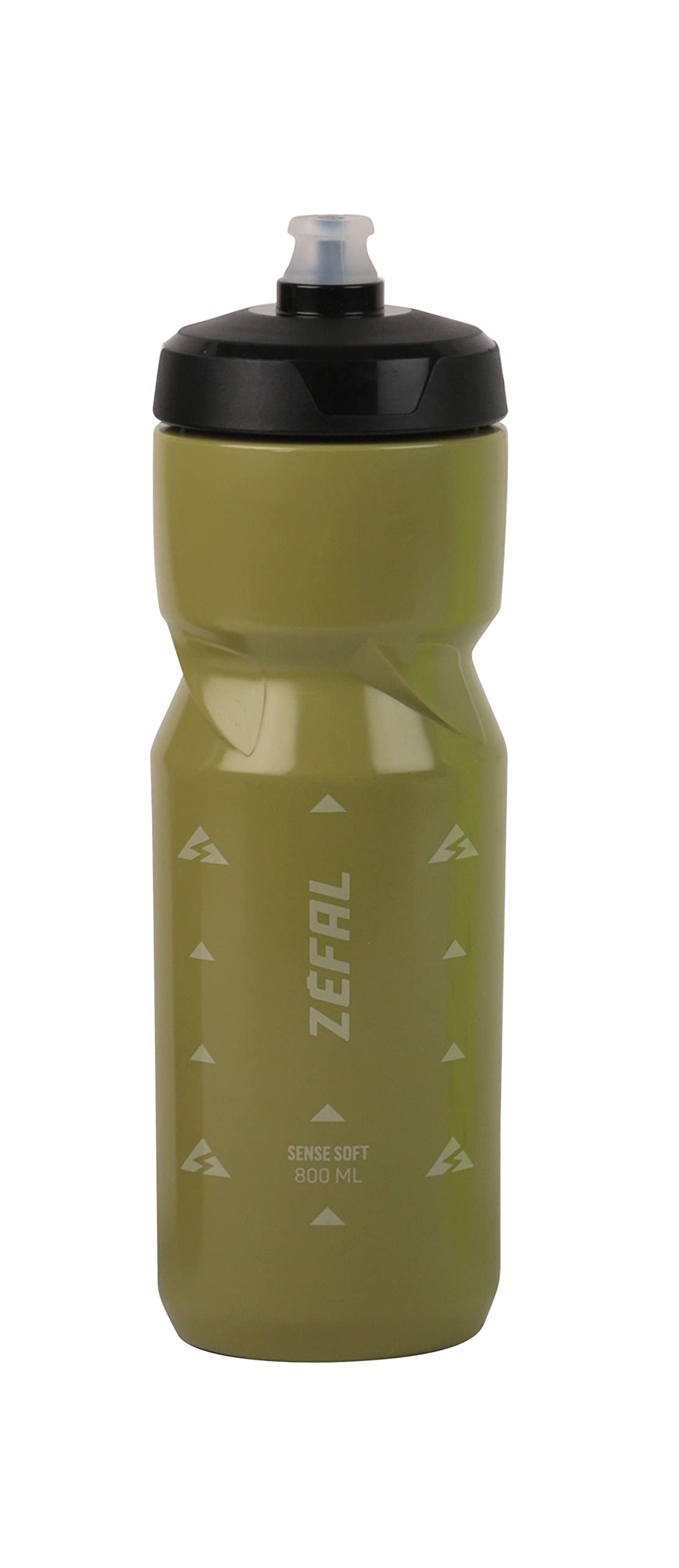 Zefal Sense Soft 80 Water Bottle, Olive Green, 800ml