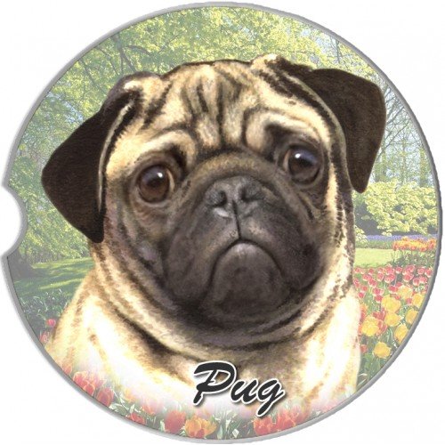 E&S Pets Pug Coaster, 3