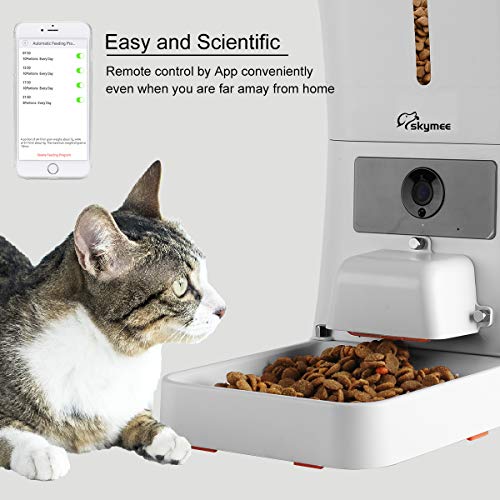 SKYMEE 8L/12L Smart Automatic Pet Feeder Food Dispenser for Cats & Dogs