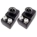 Fancasee (2 Pack) 300 Ohm to 75 Ohm UHF VHF FM Matching Transformer Balun Converter Adapter with F Type Male Coax Coaxial Connector Plug for Antenna Cable Cord TV