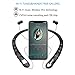 Bluetooth Headphones DolTech Wireless Headphones with Retractable Earbuds Neckband Headset with Mic Sport Sweatproof Stereo Earphones (16 Hours Work Time, Noise Cancelling, Bluetooth 4.1) (Black)