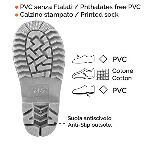 PERLETTI Stivali Bambina con Unicorno Rosa - Stivaletti Pioggia per Bambine  con Baby Unicorn - Galosce in PVC e Suola Antiscivolo con Bordo Riflettente  - Impermeabili Cool Kids (Viola, 30/31 EU) | Prezzo.it