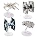 Star Wars Starship Set -- 4 Pack (Millennium Falcon, X-Wing Fighter, Tie Fighter, Transporter)