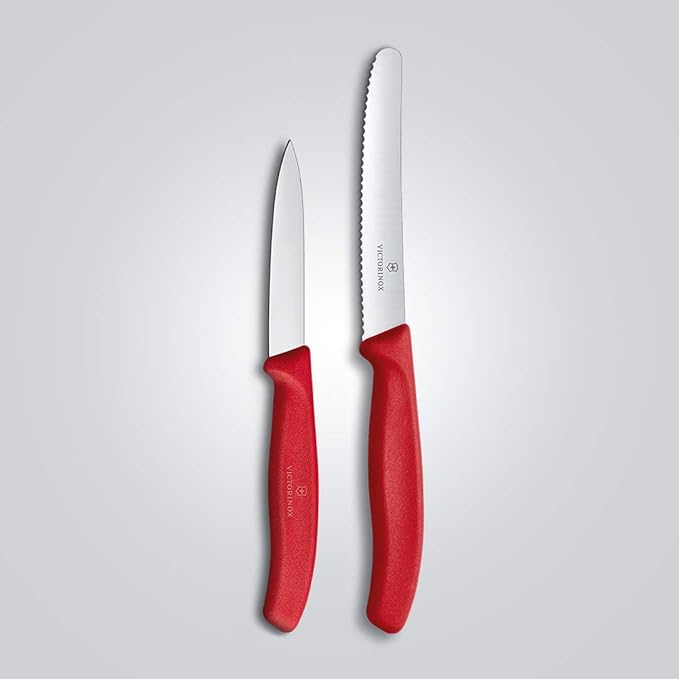 Buy Victorinox Kitchen Knife, Set of 2, Sharp Stainless Steel Straight