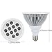 36W Blue LED Grow Light Bulb E26 E27 Par38 Plant Lamp for Greenhouse Indoor Plant Flower Veg Seeding Hydroponics Organic