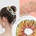 Scrunchies for Girls, 30 Pack Cute Scrunchies for Hair Including 10 Velvet Scrunchies, 10 Chiffon Flower Scrunchie and 10 Shiny Metallic Elastics Scrunchies, Hair Styling Accessories for Teen Girls