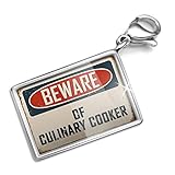 Clip on Charm & Bracelet Set Beware Of Culinary