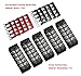 Screw Terminal Strip 600V + 400V Pre Insulated Terminal Barrier Strip Red/Black (15A 5P)