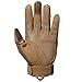WTACTFUL Touch Screen Military Rubber Hard Knuckle Tactical Gloves Full Finger Airsoft Paintball Outdoor Army Gear Sports Cycling Motorcycle Riding Shooting Hunting Size Medium Brown
