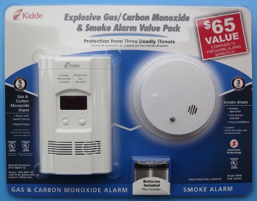 UPC 047871097302, Kidde KN-COEG-3 Plug-In Combination Carbon Monoxide Detector and Gas Alarm with Bonus Ionization Smoke Alarm Battery Backup