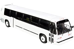 1999 TMC RTS Transit Bus Blank White The Vintage Bus & Motorcoach Collection 1/87 (HO) Diecast Model by Iconic Replicas 87-0320