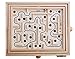 Topwon Wood Labyrinth Table Maze/Balance Board Table Maze Solitaire Game for Kids and Adults - Large - Great Gift