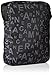 Armani Exchange Men's Light Weight All Over Logo Nylon Crossbody Satchel Bag, black, One Size