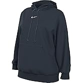 Nike Sportswear Phoenix Fleece Women's Oversized Pullover Hoodie (DQ5860-478, Armory Navy/Sail) Size Large