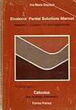Students Part Sol T/A Calculus, Faires, 0871504200