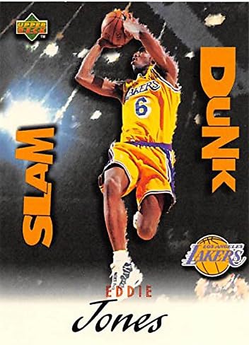 Eddie Jones Basketball Card Los Angeles Lakers 1997 Upper Deck Slam Dunk Sd16 At Amazon S Sports Collectibles Store