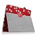 Fintie Folio Case for iPad 2 3 4 (Old Model) - Slim Fit Smart Stand Protective Cover Auto Sleep/Wake for iPad 2, iPad 3rd gen & iPad 4th Generation with Retina Display, Floral Red