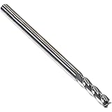 Kodiak Cutting Tools KCT136475 USA Made  Solid Carbide End Mill, Long, 4 Flute, 1/4" Shank, 1" Length of Cut, 4" Overall Length, 1/4" Diameter