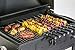 Blackstone 3-in-1 Kabob Charcoal Grill - Barbecue - Smoker - With Automatic Rotisserie - 11 custom heavy-duty skewers included