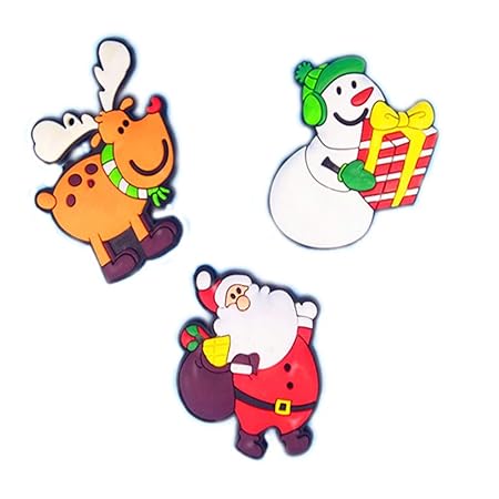 Aofocy - Juego de 3 imanes de Navidad para Nevera, decoración de ...