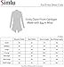 Womens Open Drape Cardigan Reg and Plus Size Cardigan Sweater Long Sleeves - USA White Large