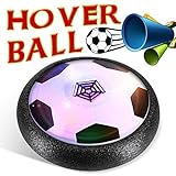 Yimaler Air Socer Kids Air Power Soccer Disc With Powerful LED light and Foam Bumpers for Indoor Outdoor Games Foot Ball Training