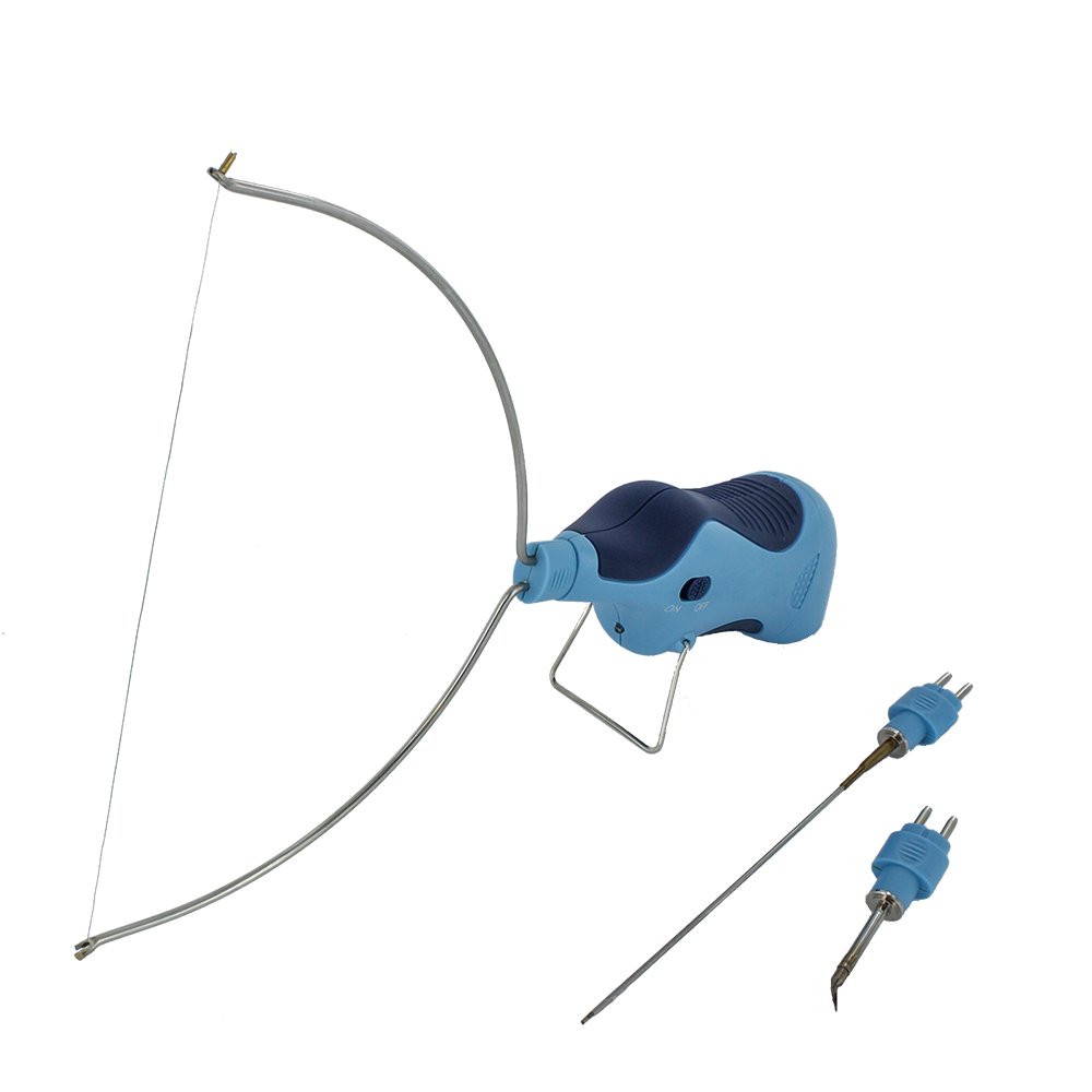 Modelcraft PSS1060 3-in-1 Hot Wire Cutter/Knife and Stencil Burner Tool - Blue/Silver