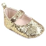 Baby Shoes, Egmy Toddler Girl Soft Sole Crib Shoes Sequins Sneaker Baby Shoes (Age:6~12 Month, Gold)