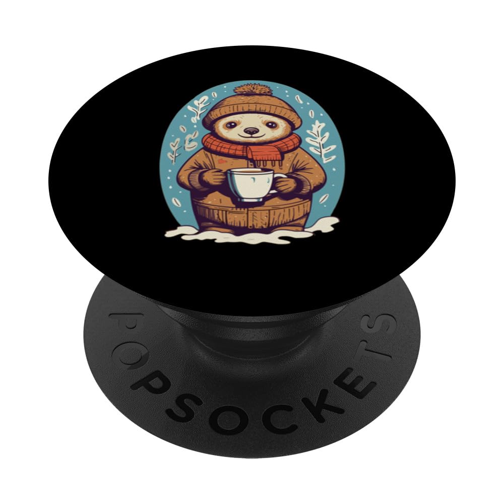 Sloth Coffee Lover Caffeine Quotes for Coffee Addict PopSockets Swappable PopGrip