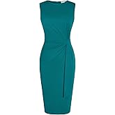 GRACE KARIN Women Work Dress,Bodycon Pencil Business Dresses,Sleeveless Cocktail Dresses Knee Length