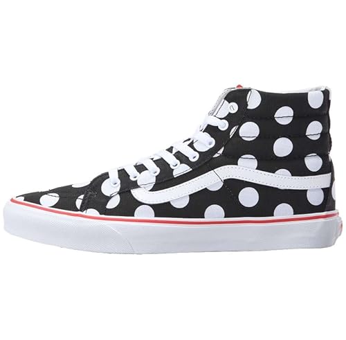 polka dot vans high tops