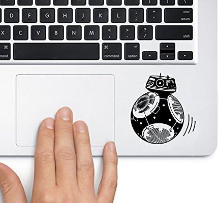 BB9E Moving Star Wars Droid BB-9E - Trackpad Apple Macbook Laptop Vinyl Sticker Decal